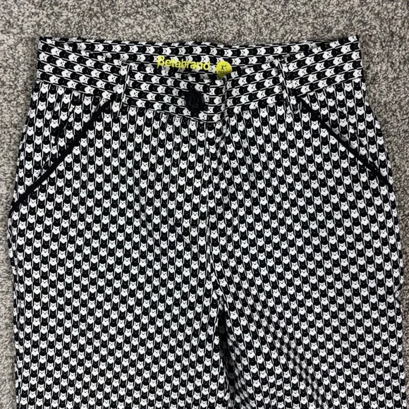 Betabrand || Pencil Dress Pants Yoga Pants Catstooth Print Size XSP - Picture 3 of 9